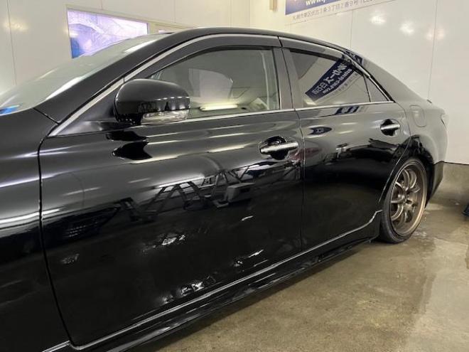 マークX２５０G　Ｆｏｕｒ　本州仕入　寒冷地仕様　禁煙車　ＴＥＩＮ車高調　トヨタセーフティセンス　ＷＯＲＫエモーション１９インチＡＷ　社外１６ＡＷ＋スタッドレスタイヤ付　純正ナビ　地デジ　Ｂｌｕｅｔｏｏｔｈ　バックカメラ 4WD 2500 4Dr