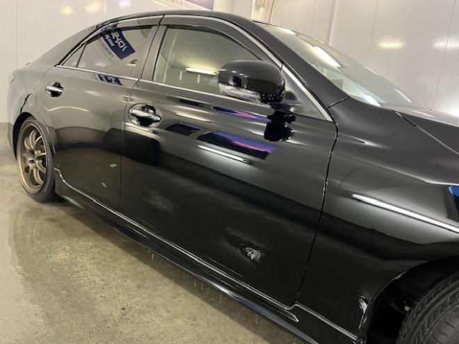 マークX２５０G　Ｆｏｕｒ　本州仕入　寒冷地仕様　禁煙車　ＴＥＩＮ車高調　トヨタセーフティセンス　ＷＯＲＫエモーション１９インチＡＷ　社外１６ＡＷ＋スタッドレスタイヤ付　純正ナビ　地デジ　Ｂｌｕｅｔｏｏｔｈ　バックカメラ 4WD 2500 4Dr