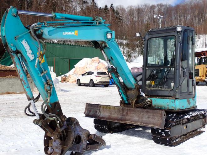 バックホーAX50U-4　回転グラップル付　恵庭ヤード