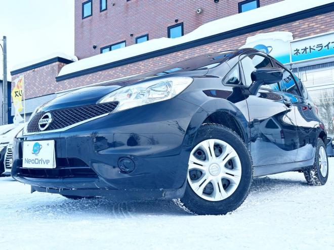 ノート1.2X FOUR Vセレクション+セーフティ 4WD　ローンが不安な方＜優遇ローン＞本州仕入　エマージェンシーブレーキ　社外ナビ 4WD