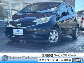 ノート　1.2X FOUR Vセレクション+セーフティ 4WD　ローンが不安な方＜優遇ローン＞本州仕入　エマージェンシーブレーキ　社外ナビ 4WD