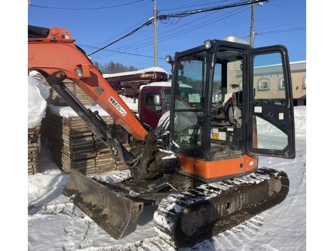 バックホーZX40U-5B　配管付　エアコン　ゴムパッド　恵庭ヤード