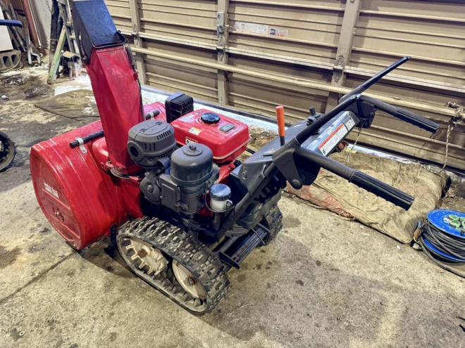 除雪機即納！軽整備済！ホンダ HS970 9馬力 家庭用除雪機 オーガベルト交換済