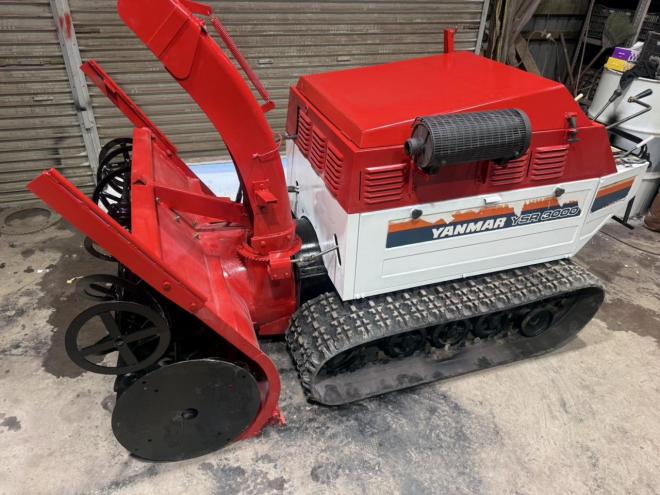 除雪機軽整備済！ヤンマー YSR3000 30馬力ディーゼル大型除雪機 2段オーガ