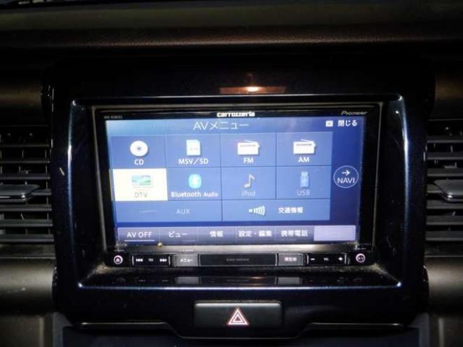 ハスラーJスタイルIII 4WD　ナビ・TV・B/T・後期型・前席シートヒーター・スマートキー・プッシュスタート・HID・ETC・LEDフォグランプ・アイドリングストップ・オートライト・衝突軽減・ルーフレール・DVD再生・ミラーヒーター 660