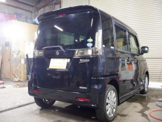 スペーシアカスタム XS 4WD　SDナビ・DTV・USB接続・4WD・パワースライドドア・シートヒーター・HID・フォグランプ・スマートキー・プッシュスタート 660