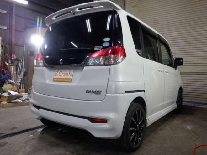 ソリオ1.2 バンディット 4WD　4WD　ナビ　フルセグTV　USB接続　バックカメラ　サイドカメラ　シートヒーター　両側パワスラ　100V電源　HID　フォグランプ　ドアバイザー　スマートキー　プッシュスタート 1200