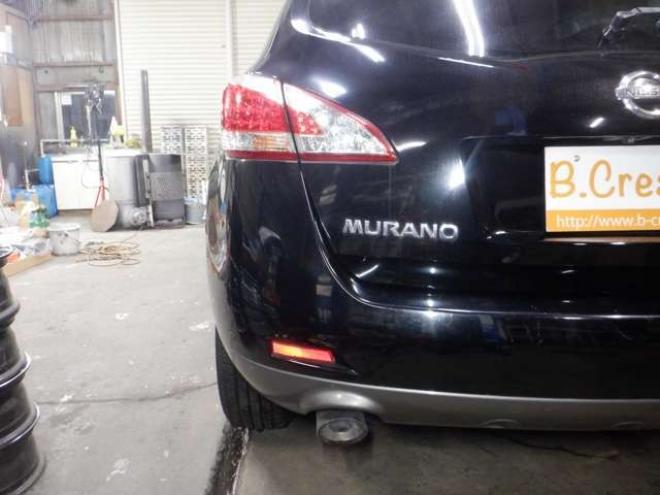 ムラーノ2.5 250XV FOUR 4WD　本州仕入・後期型・メーカーナビ・TV・Bカメラ・サイドカメラ・B/T・革シート・インテリキー・プッシュスタート・ETC・前席パワーシート・クルコン・HID・シートヒーター・フォグランプ・BOSEサウンド 2500