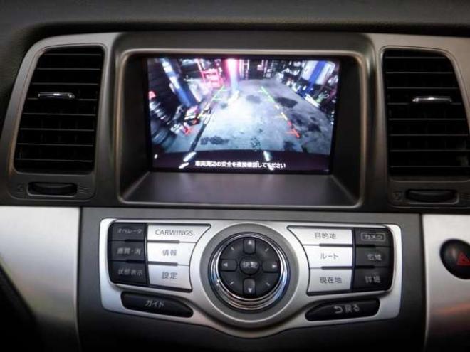 ムラーノ2.5 250XV FOUR 4WD　本州仕入・後期型・メーカーナビ・TV・Bカメラ・サイドカメラ・B/T・革シート・インテリキー・プッシュスタート・ETC・前席パワーシート・クルコン・HID・シートヒーター・フォグランプ・BOSEサウンド 2500