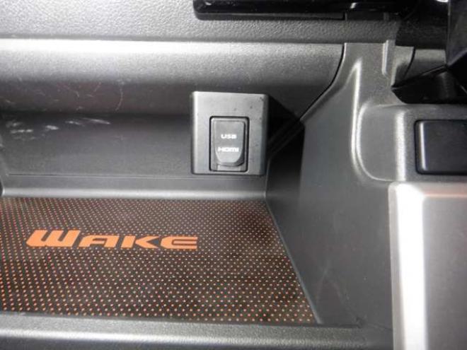ウェイクG SA 4WD　ナビ・TV・Bカメラ・B/T・両側電動・スマートキープッシュスタート・LEDヘッドライト・ETC・シートヒーター・アイドリングストップ・純正エンスタ・衝突軽減・ベンチシート・ターボ 660