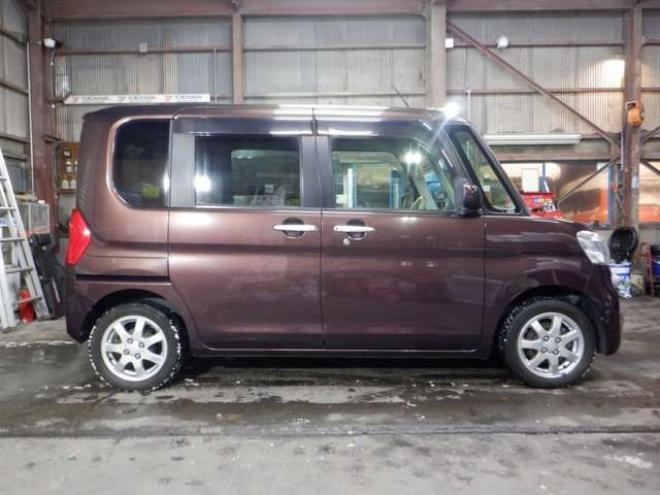 タントXターボ SA 4WD　ナビ・TV・両側電動・ターボ・スマートキー・プッシュスタート・スマアシ・ライトレベライザー・フォグランプ・純正エンスタ・リア席サンシェード・アイドリングストップ・ベンチシート・ 660