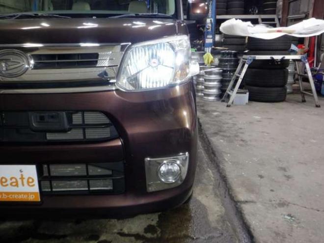 タントXターボ SA 4WD　ナビ・TV・両側電動・ターボ・スマートキー・プッシュスタート・スマアシ・ライトレベライザー・フォグランプ・純正エンスタ・リア席サンシェード・アイドリングストップ・ベンチシート・ 660