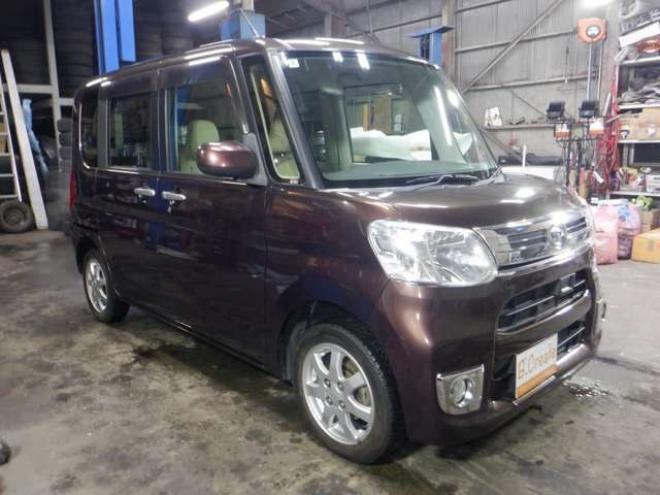 タントXターボ SA 4WD　ナビ・TV・両側電動・ターボ・スマートキー・プッシュスタート・スマアシ・ライトレベライザー・フォグランプ・純正エンスタ・リア席サンシェード・アイドリングストップ・ベンチシート・ 660