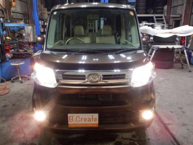 タントXターボ SA 4WD　ナビ・TV・両側電動・ターボ・スマートキー・プッシュスタート・スマアシ・ライトレベライザー・フォグランプ・純正エンスタ・リア席サンシェード・アイドリングストップ・ベンチシート・ 660