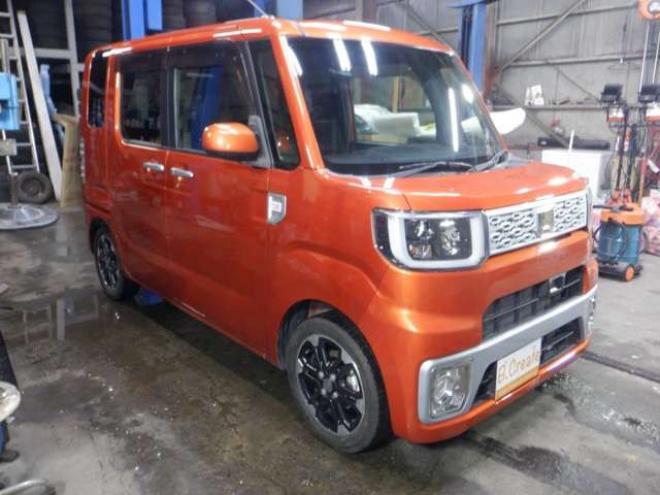 ウェイクG SA 4WD　本州仕入　ナビ　TV　LEDヘッドライト　両側電動　シートヒーター　スマアシ　ターボ　スマートキー　プッシュスタート　オートライト　ベンチシート　アイドリングストップ　フォグランプ 660