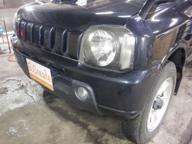 ジムニーワイルドウインド 4WD　本州仕入・ナビ・フルセグTV・キーレス・フォグランプ・シートヒーター・ミラーヒーター・ルーフレール・ターボ・社外AW・ライトレベライザー・電動格納ミラー・DVD再生・JAOSマッドガード 660