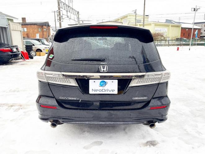 オデッセイ2.4アブソルート 4WD　ローンが不安な方＜優遇ローン＞本州仕入 1年保証　純正ナビ　バックカメラ 