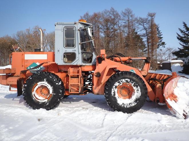 ホイールローダLX120　マルチプラウ＆バケット　恵庭ヤード 4WD