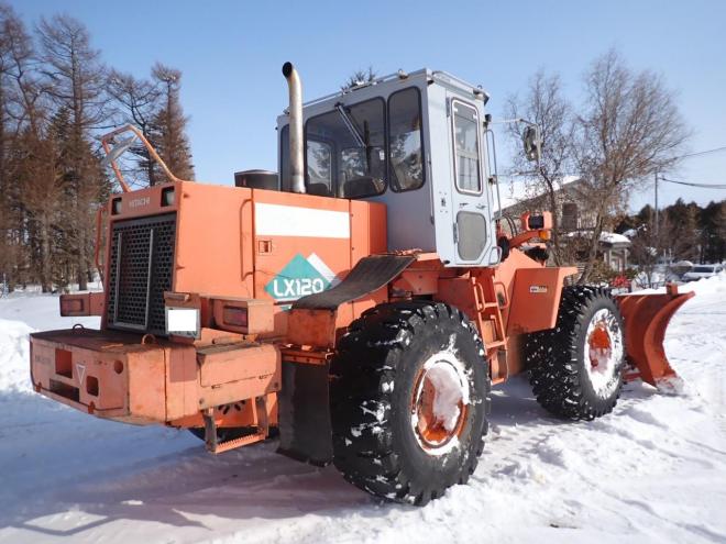 ホイールローダLX120　マルチプラウ＆バケット　恵庭ヤード 4WD