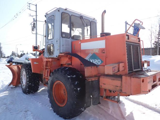 ホイールローダLX120　マルチプラウ＆バケット　恵庭ヤード 4WD