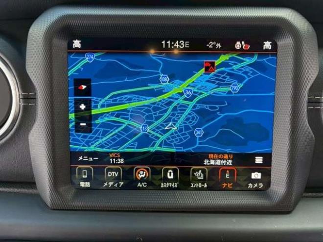 ラングラーアンリミテッド サハラ 3.6L 4WD　エアコン　クルーズコントロール　パワステ　パワーウィンドウ　フロントカメラ　サイドカメラ　バックカメラ　キーレスエントリー　アルミホイール　ABS　横滑り防止装置　盗難防止装置　フルセグTV 正規輸入車 3600