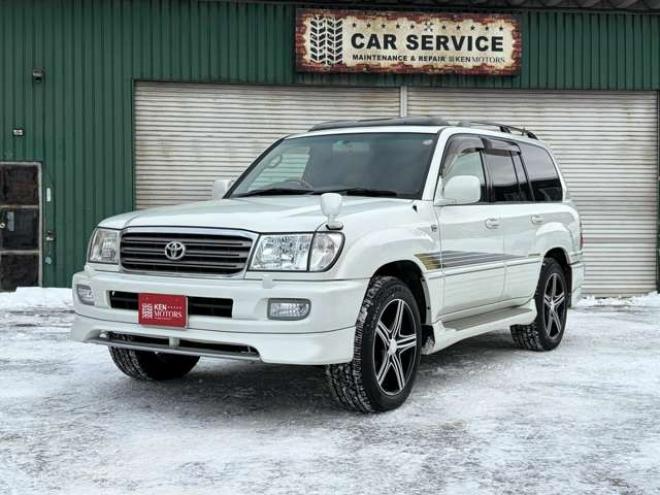 ランドクルーザー100 4.2 VXリミテッド Gセレクション ディーゼルターボ 4WD　ETC　パワステ　電動シート　クルーズコントロール　ABS　シートヒーター　パワーウィンドウ　キーレス　サンルーフ　アルミホイール 4200