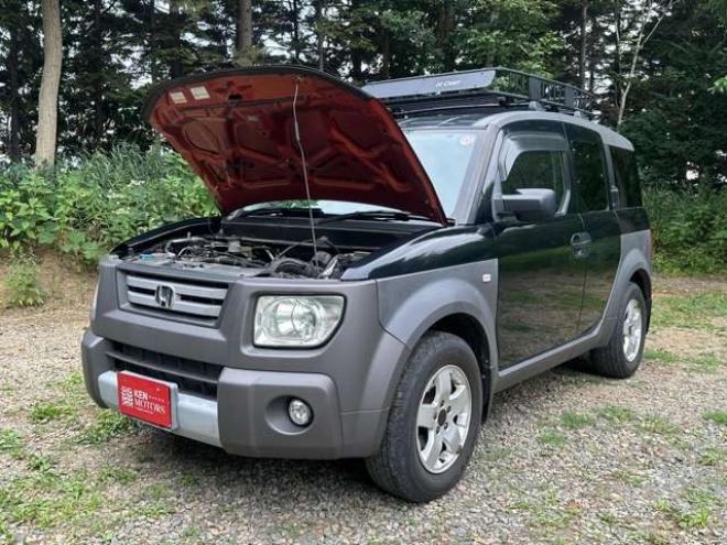 エレメント2.4 4WD　ETC/社外ナビ/後席モニター/ルーフラック 2400