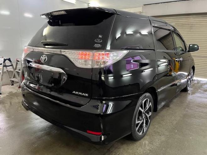 エスティマアエラス　プレミアムエディション　本州仕入　寒冷地仕様　禁煙車　純正リアフリップダウンモニター　両側パワースライドドア　純正１８インチＡＷ　社外１６ＡＷ＋スタッドレスタイヤ付　純正エンジンスターター　前後ドライブレコーダー　ＥＴＣ 4WD 2400 5Dr