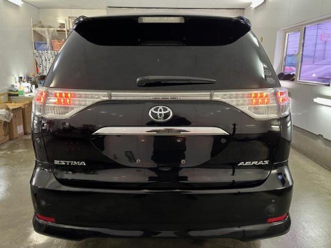 エスティマアエラス　プレミアムエディション　本州仕入　寒冷地仕様　禁煙車　純正リアフリップダウンモニター　両側パワースライドドア　純正１８インチＡＷ　社外１６ＡＷ＋スタッドレスタイヤ付　純正エンジンスターター　前後ドライブレコーダー　ＥＴＣ 4WD 2400 5Dr