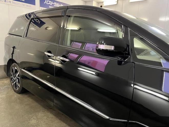 エスティマアエラス　プレミアムエディション　本州仕入　寒冷地仕様　禁煙車　純正リアフリップダウンモニター　両側パワースライドドア　純正１８インチＡＷ　社外１６ＡＷ＋スタッドレスタイヤ付　純正エンジンスターター　前後ドライブレコーダー　ＥＴＣ 4WD 2400 5Dr