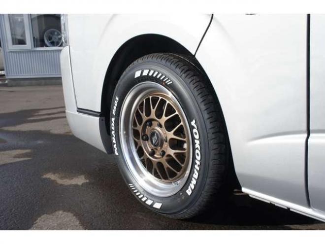 ハイエースバン2.8 DX ワイド スーパーロング ハイルーフ GLパッケージ ディーゼルターボ 4WD　1オーナー　アルパイン11インチナビTV　パノラミックビューモニター　ドラレコ　ワークエクストラップ17インチAW　415コブラフロントスポイラー　リアヒーター&エアコン　LEDヘッドライト　フォグ ETC 2800