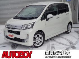 ムーヴ　カスタム RS SA 4WD　プッシュスタート　スマートキー　純正エンスタ　本革巻きステアリング　電動格納ミラー　フロントフォグ　ETC　横滑り防止　衝突被害軽減　アイドリングストップ　純正ナビ　フルセグTV　HDMI入出力対応　Bluetooth 660