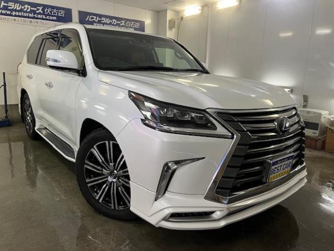 レクサスＬＸ５７０　本州仕入　寒冷地仕様　禁煙車　リアエンターテイメント　純正２１インチＡＷ　社外１８ＡＷ＋スタッドレスタイヤ付　ヘッドアップディスプレイ　全方位パノラミックモニター　ＣＯＯＬＢＯＸ　前後ドラレコ　ＥＴＣ 4WD 5700 5Dr