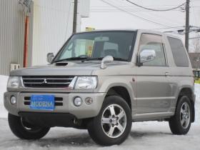 パジェロミニ　アクティブフィールド エディション 4WD　特別仕様車 純正アルミ フォグ メッキミラー ドアバイザー プライバシーガラス 背面ハードカバー  キーレス CD タイミングベルト交換済 スタッドレス+ホイールセット積込み 660