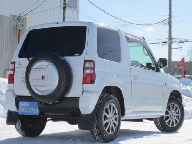 パジェロミニプレミアム セレクション 4WD　社外ナビ&フルセグTV Bカメラ ETC ハーフレザー&シートヒーター キーレスエンジンスターター 社外アルミ フォグ ドアバイザー Pガラス 夏タイヤ+純正アルミ積込み 1年間保証付 660