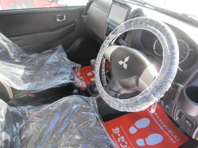 パジェロミニプレミアム セレクション 4WD　社外ナビ&フルセグTV Bカメラ ETC ハーフレザー&シートヒーター キーレスエンジンスターター 社外アルミ フォグ ドアバイザー Pガラス 夏タイヤ+純正アルミ積込み 1年間保証付 660