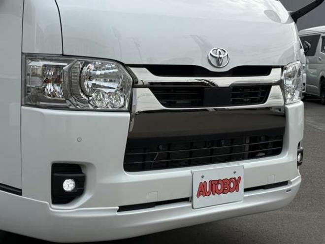 ハイエースバン2.8 スーパーGL ダークプライムII ロングボディ ディーゼルターボ 4WD　寒冷地仕様 ワンオーナー パノラミックビューモニター デジタルインナーミラー 415COBRA CL-3フロントリップ CL-2サイドステップ　CL-ステップリアバンパー　ステージ2　バッドラッカー18インチアルミ　トーヨーH30 2800