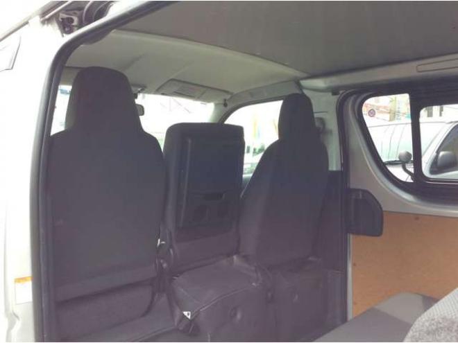 ハイエースバン2.8 DX ロング GLパッケージ ディーゼルターボ 4WD　キーレス　両側スライドドア　バックカメラ　メモリナビ　フルセグTV　フロントフォグランプ　衝突被害軽減システム　車線逸脱防止　横滑り防止装置　パワーヒート　オートマチックハイビーム　電動格納ミラー 2800