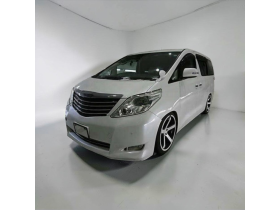 アルファード　X 本州車寒冷地仕様 ナビTVバックカメラ フリップダウンモニター エンジンスターター レザーシート 5人乗 貨物登録 1ナンバー 税金控えめ 夏20インチアルミタイヤ 冬18インチアルミタイヤ BLITZ車高調 社外テールランプ 社外グリル 車検取り立て 即乗りok! 国内生産エンジン漏れ無し 4WD 2400 5Dr