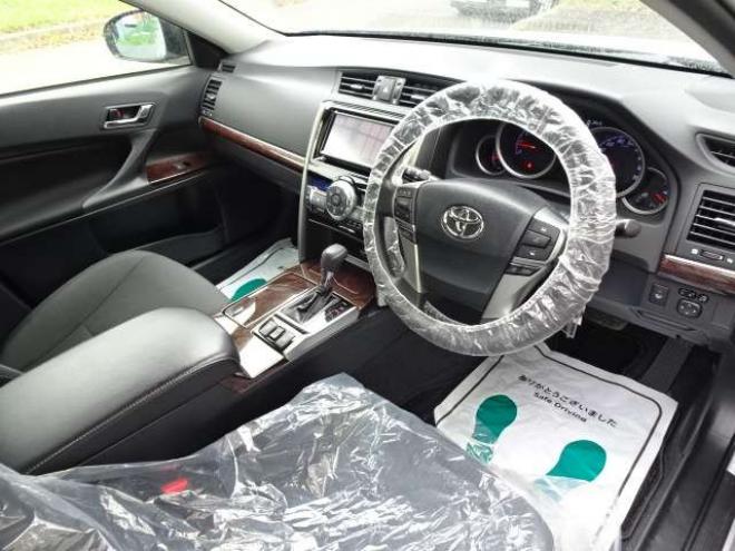 マークX2.5 250G Four 4WD　本州車　保証1年　4WD　ワンオーナー　エスカーズカスタム　フロントリップ　リヤディフューザー　プレシャス/HM-1　19インチアルミ　純正ナビ　ワンセグTV　ドライブレコーダーLDA　ETC　クルーズコントロール 2500