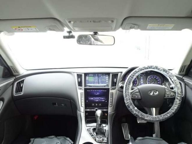 スカイライン3.5 350GT FOUR ハイブリッド タイプSP　本州車 ハイブリットシステム2年保証/走行距離無制限　 4WD フロントリップ　リヤスポイラー　黒本革シート　全方位カメラ　純正ナビ　純正19インチAW　パワーシート　バックカメラ　レーンアシスト　シートメモリ 3500