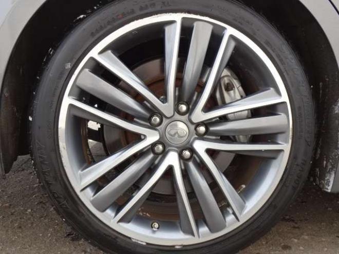 スカイライン3.5 350GT FOUR ハイブリッド タイプSP　本州車 ハイブリットシステム2年保証/走行距離無制限　 4WD フロントリップ　リヤスポイラー　黒本革シート　全方位カメラ　純正ナビ　純正19インチAW　パワーシート　バックカメラ　レーンアシスト　シートメモリ 3500