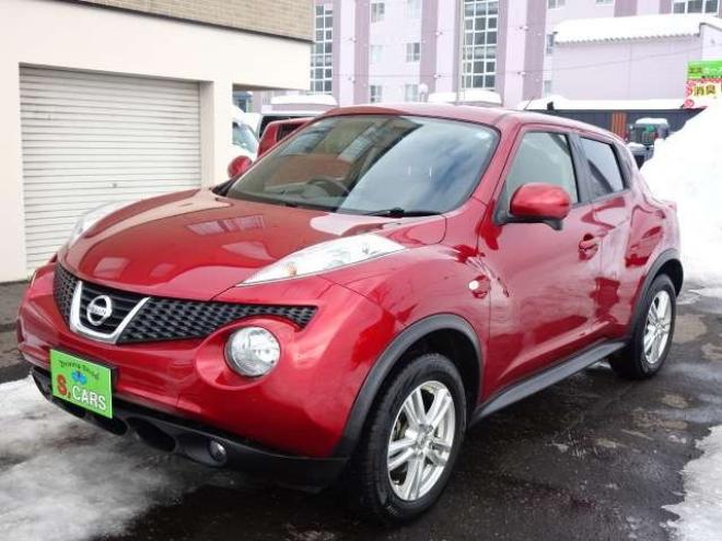 ジューク1.6 16GT FOUR タイプV 4WD　保証1年/走行距離無制限　切替4WD　純正ナビ　地デジ　バックカメラ　純正エンジンスターター　インテリジェントキー　プッシュスタート 1600