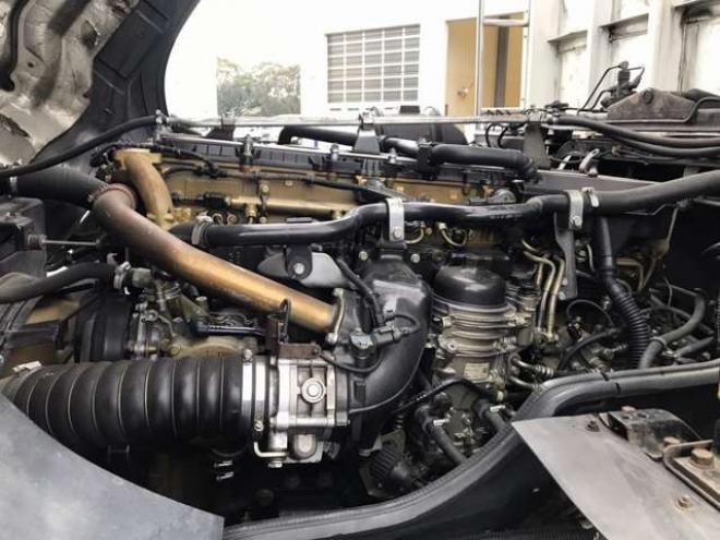 スーパーグレート平ボディ　原木運搬車　QPG-FV60VZ　 2WD 12800