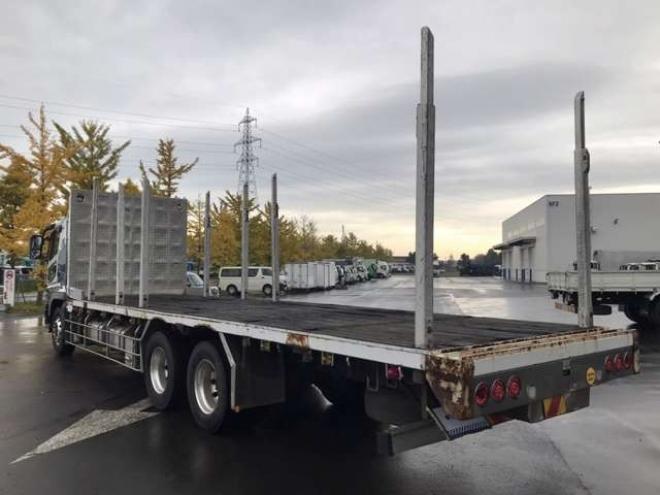 スーパーグレート平ボディ　原木運搬車　QPG-FV60VZ　 2WD 12800