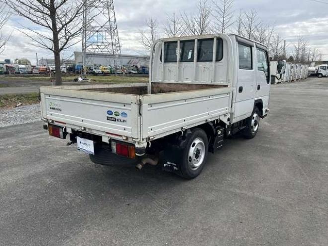 エルフ平ボディ Wキャブ　TRG-NHS85A　 4WD 2990