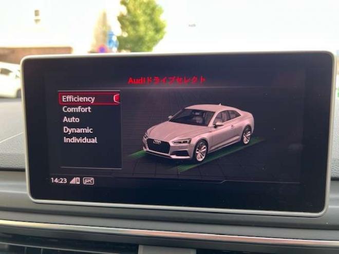 アウディA5 2.0 TFSI クワトロ スポーツ 4WD　ガラスルーフ・グレーレザー・バーチャルコックピット・純正ナビ・地デジ・純正19AW・マトリクスヘッドライト・法定12ヵ月点検整備付・19インチスタッドレスタイヤセット(オプション) 正規輸入車 2000