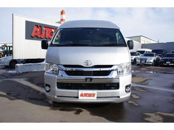 ハイエースバン2.8 DX ワイド スーパーロング ハイルーフ GLパッケージ ディーゼルターボ 4WD　1オーナー　アルパイン11インチナビTV　パノラミックビューモニター　ドラレコ　ワークエクストラップ17インチAW　415コブラフロントスポイラー　リアヒーター&エアコン　LEDヘッドライト　フォグ ETC 2800