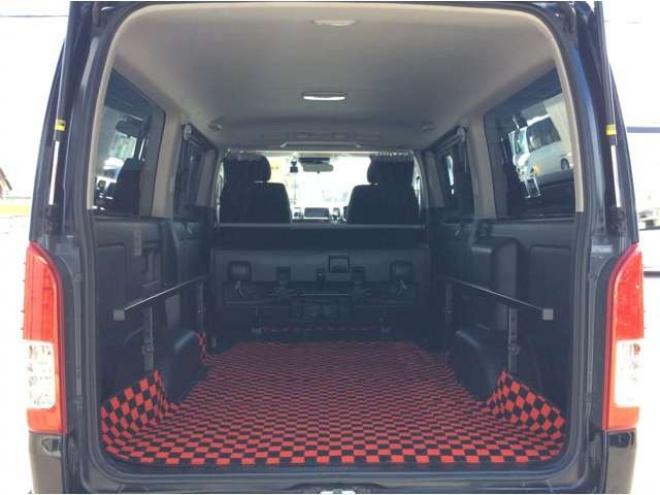 ハイエースバン2.8 スーパーGL ロング ディーゼルターボ 4WD　寒冷地仕様　リアヒーター&リアクーラー　プッシュスタート　スマートキー　ステアリングスイッチ　ベッドキッド　LEDヘッドライト　ドライブレコーダー　メモリナビ　ワンセグTV　バックカメラ　電動格納ミラー 2800