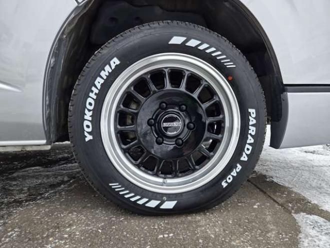 ハイエースバン2.8 スーパーGL ロング ディーゼルターボ 4WD　4WD　リアヒーター　リアクーラー　プッシュスタート　スマートキー　LEDヘッド　ベッドキッド　横滑り防止　衝突被害軽減　車線逸脱　純正ナビ　フルセグTV　Bluetooth　バックカメラ　トヨタ純正リアモニター　ETC 2800